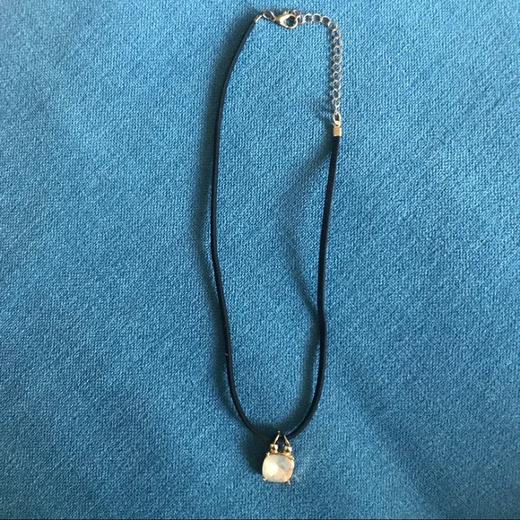 Necklace with Gem Charm - Picture 2 of 5